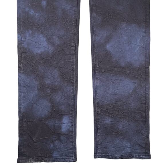 NEW Joe's Jeans Asher Slim Fit Jeans Navy Blue Marble Tie Dye Pattern - Size 32 - Picture 9 of 13
